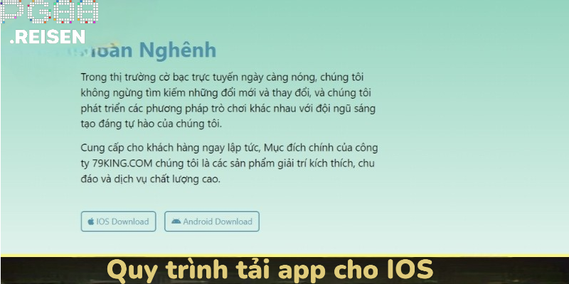 Quy trình tải app cho IOS