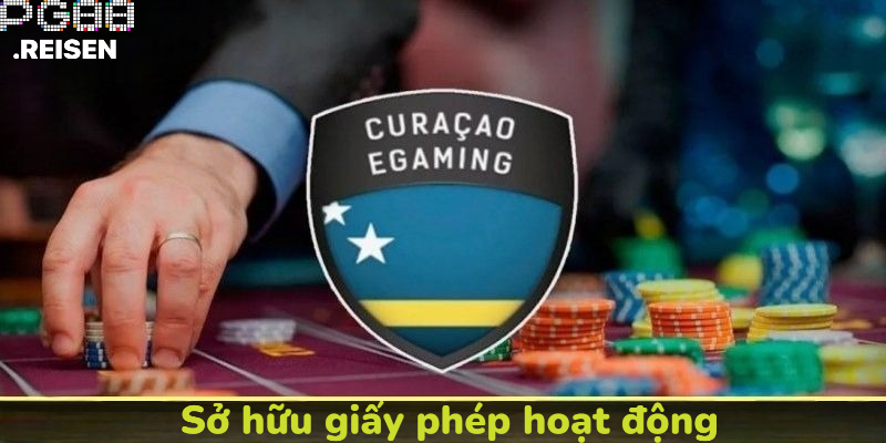 PG88 sở hữu giấy phép hoạt động