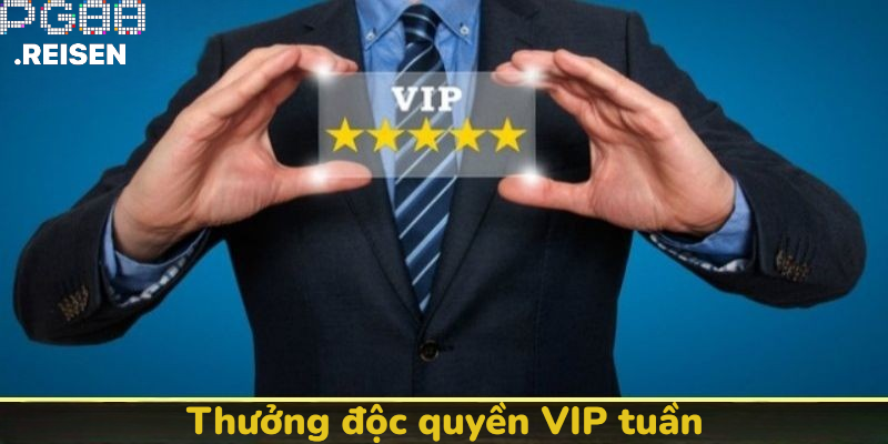 Thưởng độc quyền VIP theo tuần tại nhà cái PG88